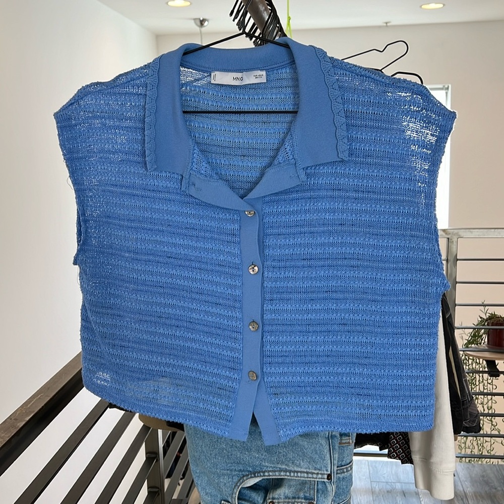Mango Mesh Top